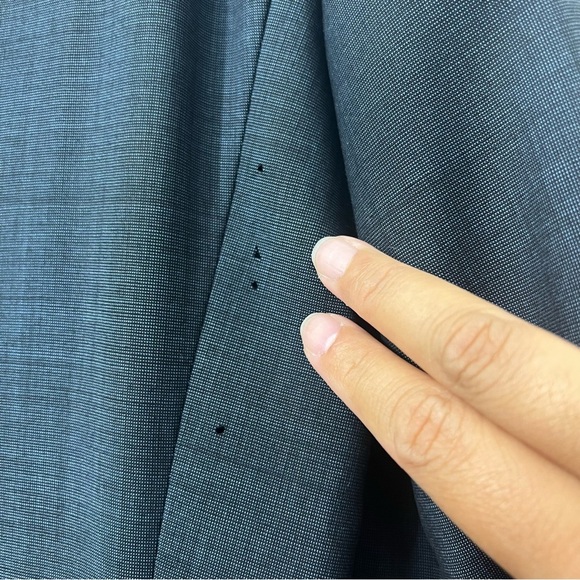 Arnold Brant Sport Coat Men’s 44R Loro Piana Wool Mohair Blend Blue Blazer Italy - Picture 9 of 14